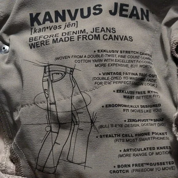Kuhl Kanvus Jeans Men's Size 33x30 - Picture 3 of 6